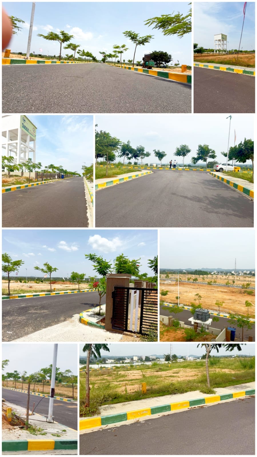 Site collage — 'SREE CITY' water tank