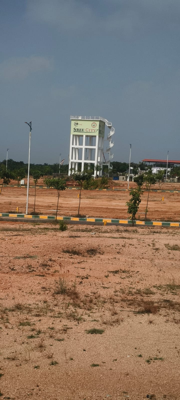 Site photo — 'SREE CITY' overhead tank